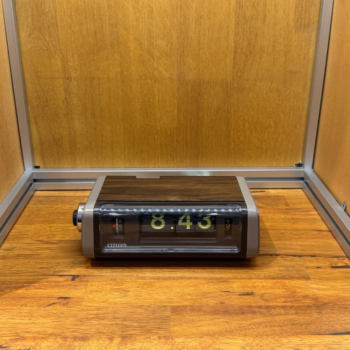 CITIZEN 5RD020 Table Flip clock Wood 상품이미지1