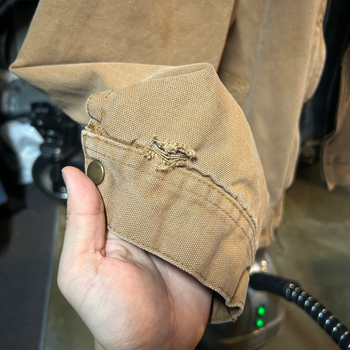 M) Corner Stone USA 워크웨어 워크 자켓 탄 브라운 상품이미지10