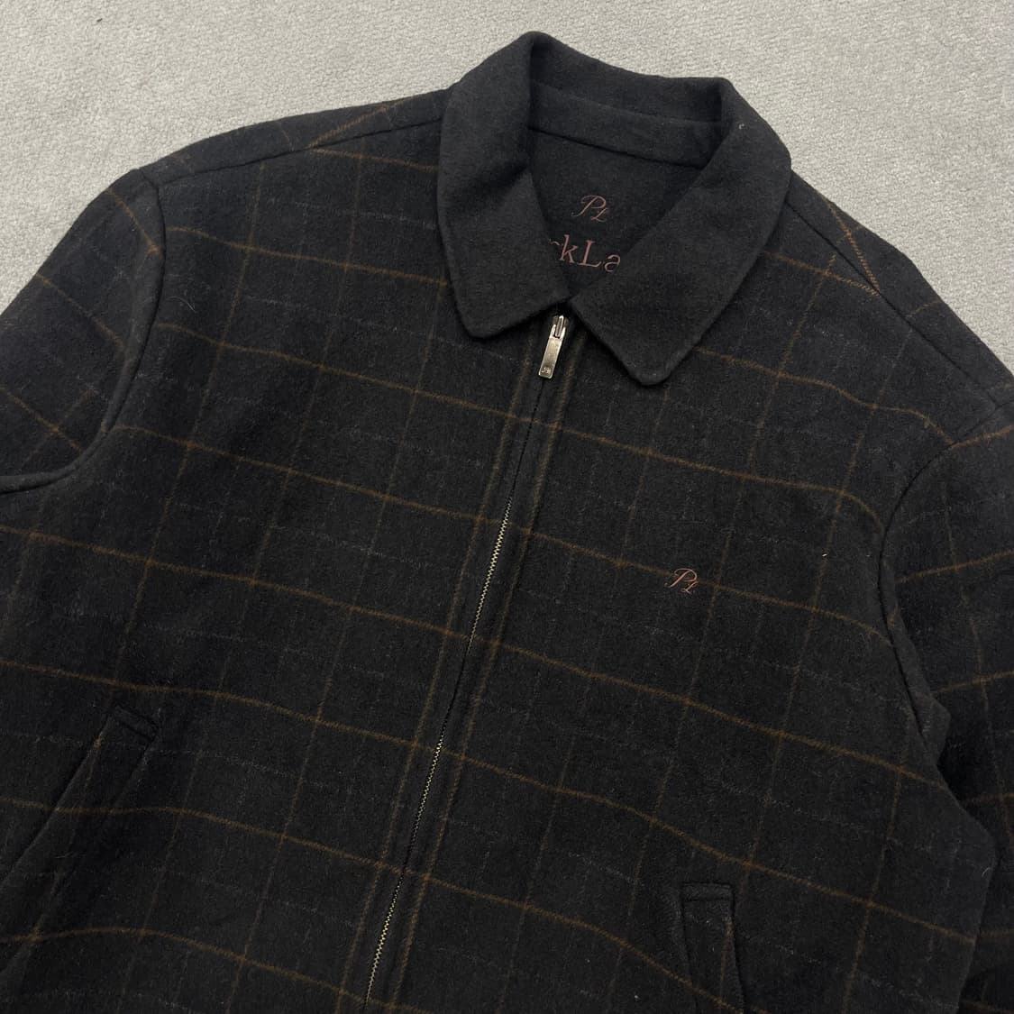 105 파크랜드 울 핸드메이드 블루종 상품이미지2