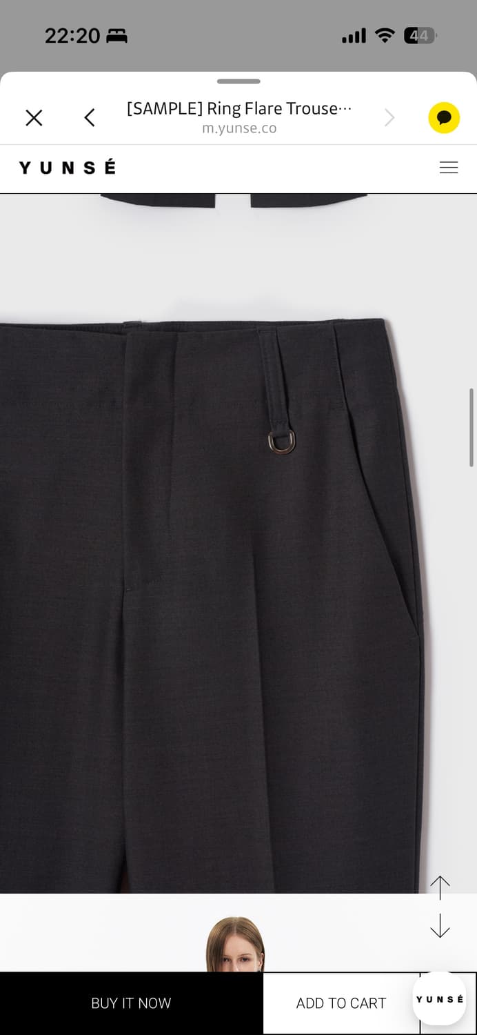 윤세 슬랙스 차콜색 상품이미지9