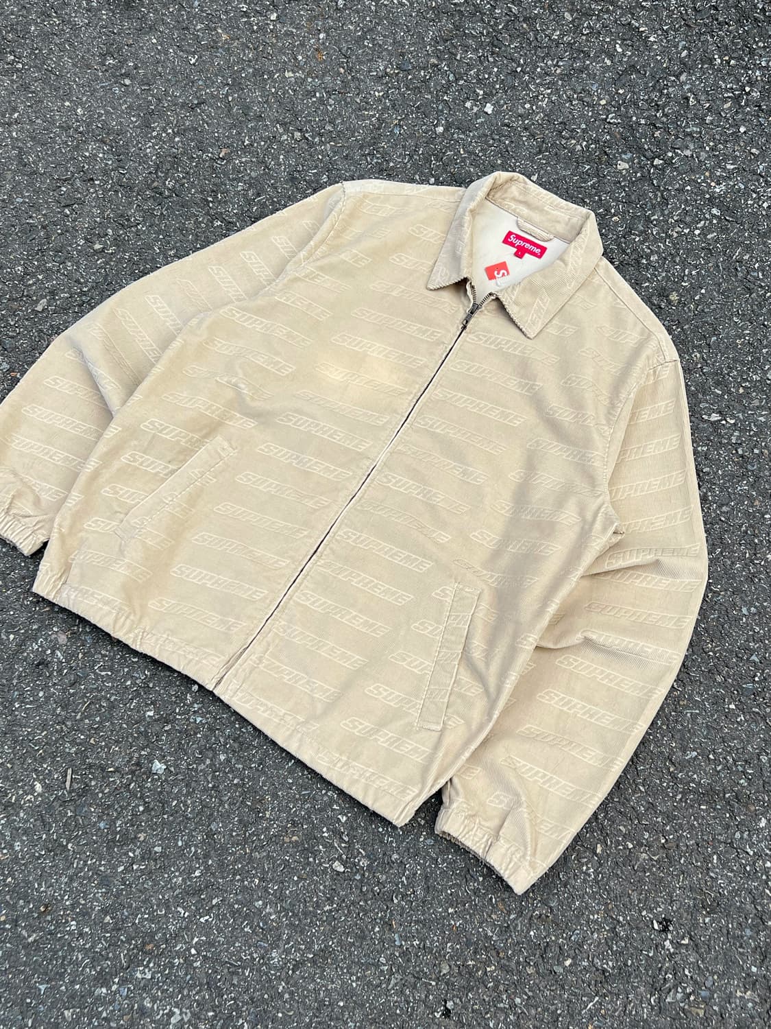 Supreme 18ss Debossed Corduroy Jacket 상품이미지1