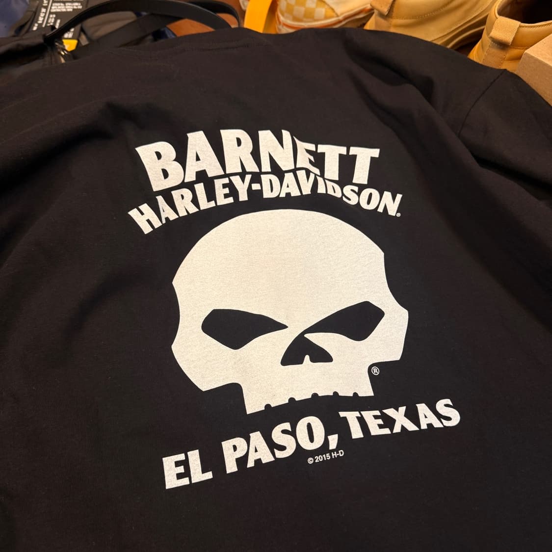 할리 데이비슨 USA 스컬 롱슬리브 XXL 상품이미지7