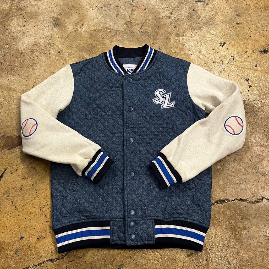 [정품/13호] 삼성 라이온즈 주니어 퀼팅 야구점퍼 b10 상품이미지2