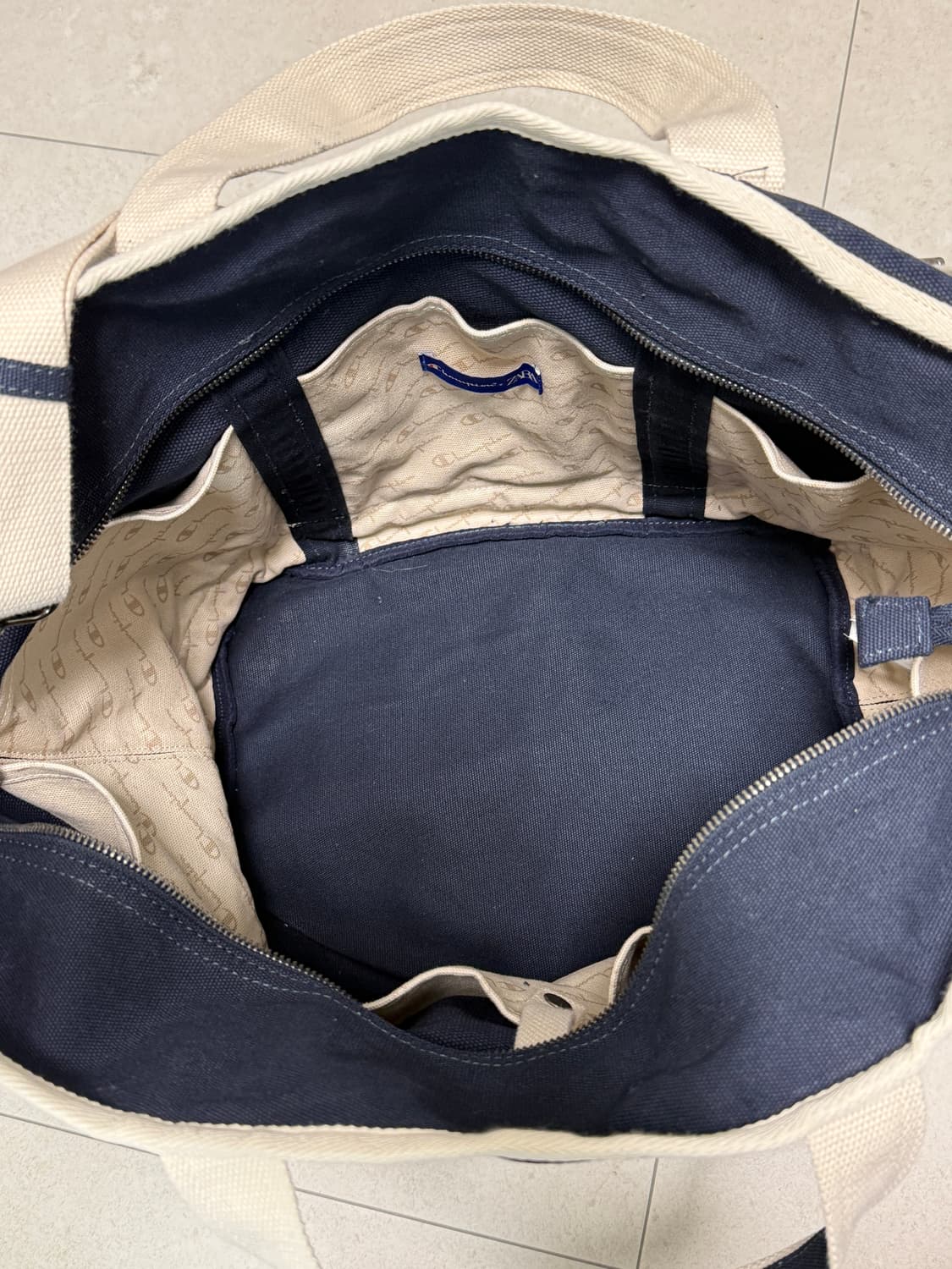 자라x챔피온 패브릭 토트백 상품이미지5