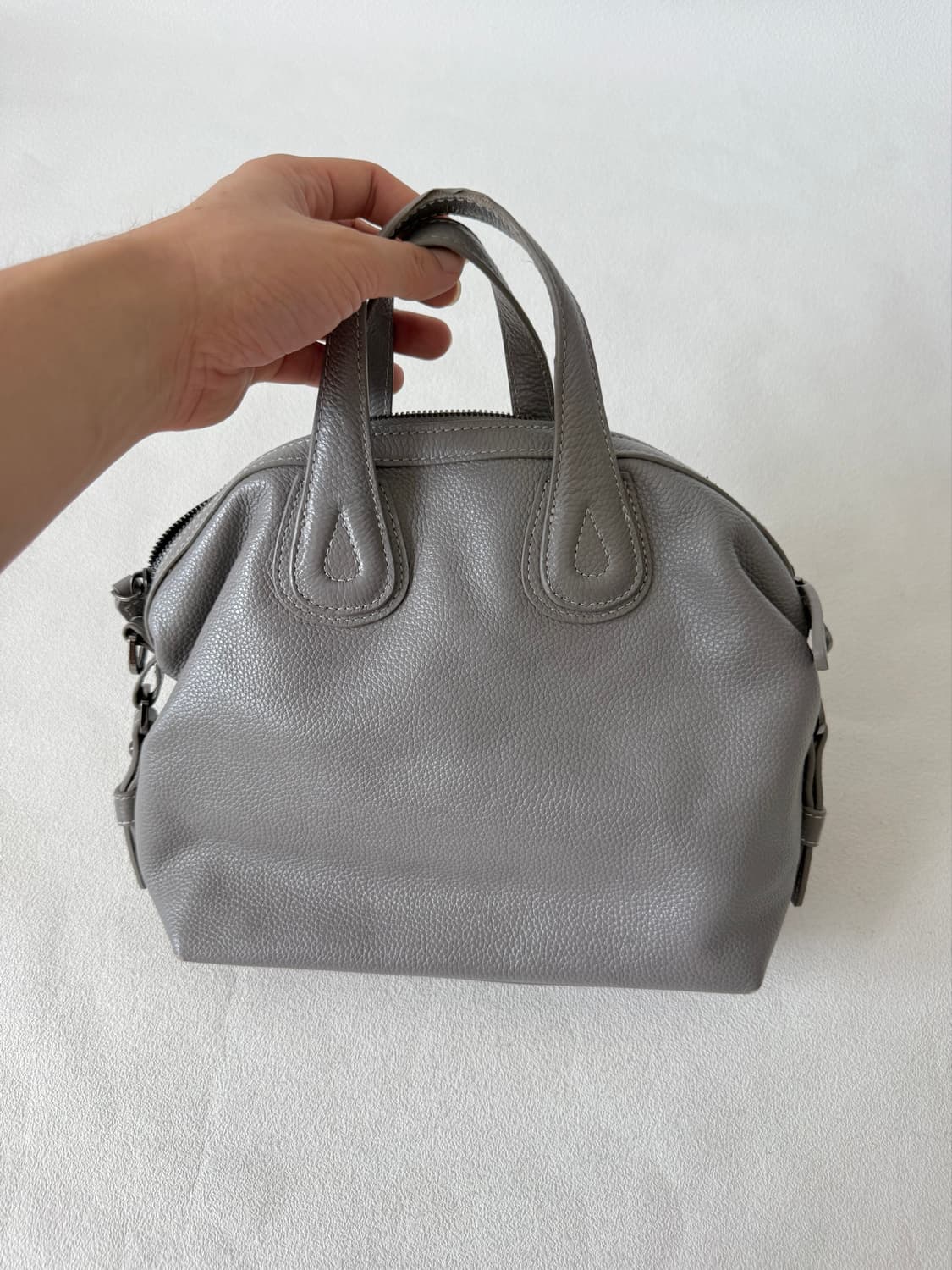 Pre owned 레더 토트백 상품이미지2