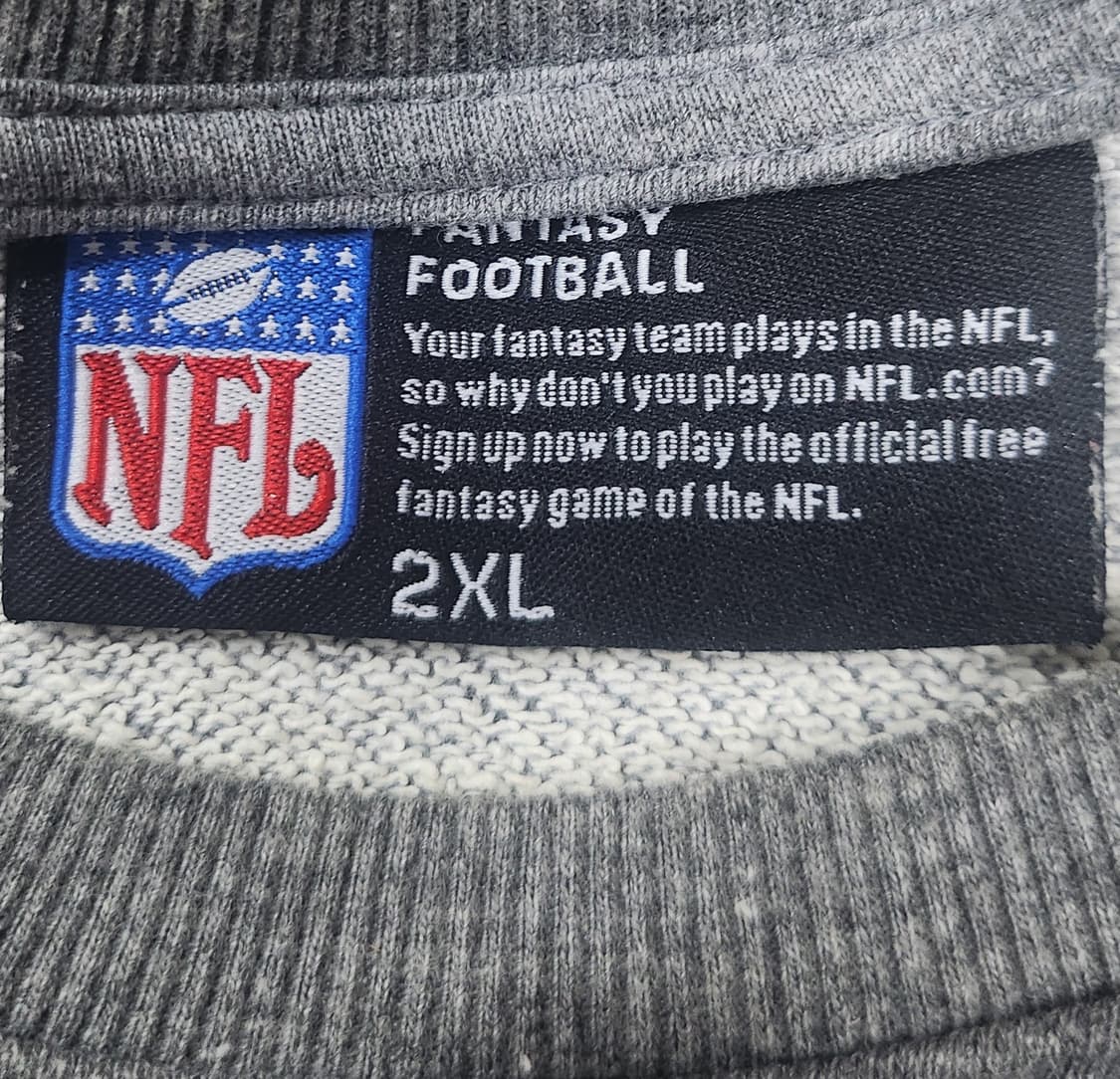 NFL 레이더스 맨투맨 그레이 2XL 상품이미지3