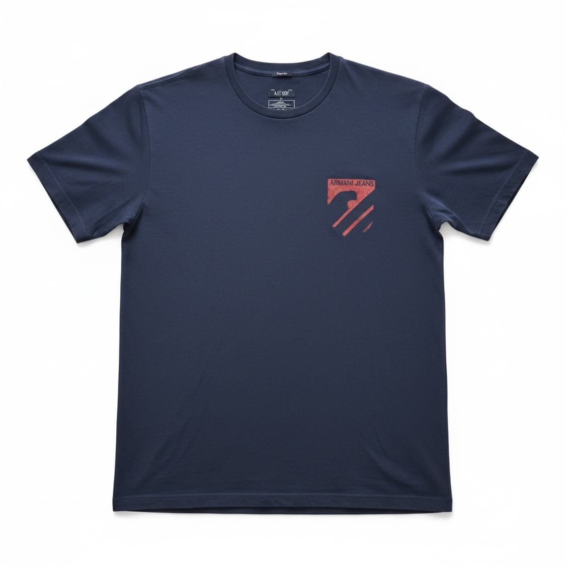 아르마니진 네이비 반팔 티셔츠  상품이미지1