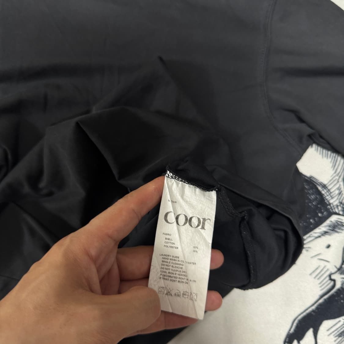coor 쿠어 반팔티 M사이즈 상품이미지3