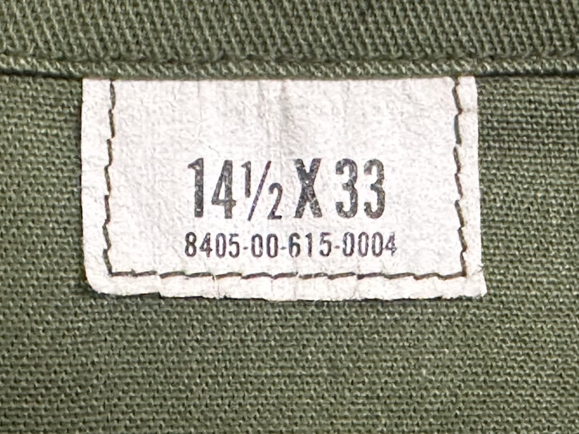 미군 구형 OG-507 카키 민무늬 전투복 상의 (M) 상품이미지6