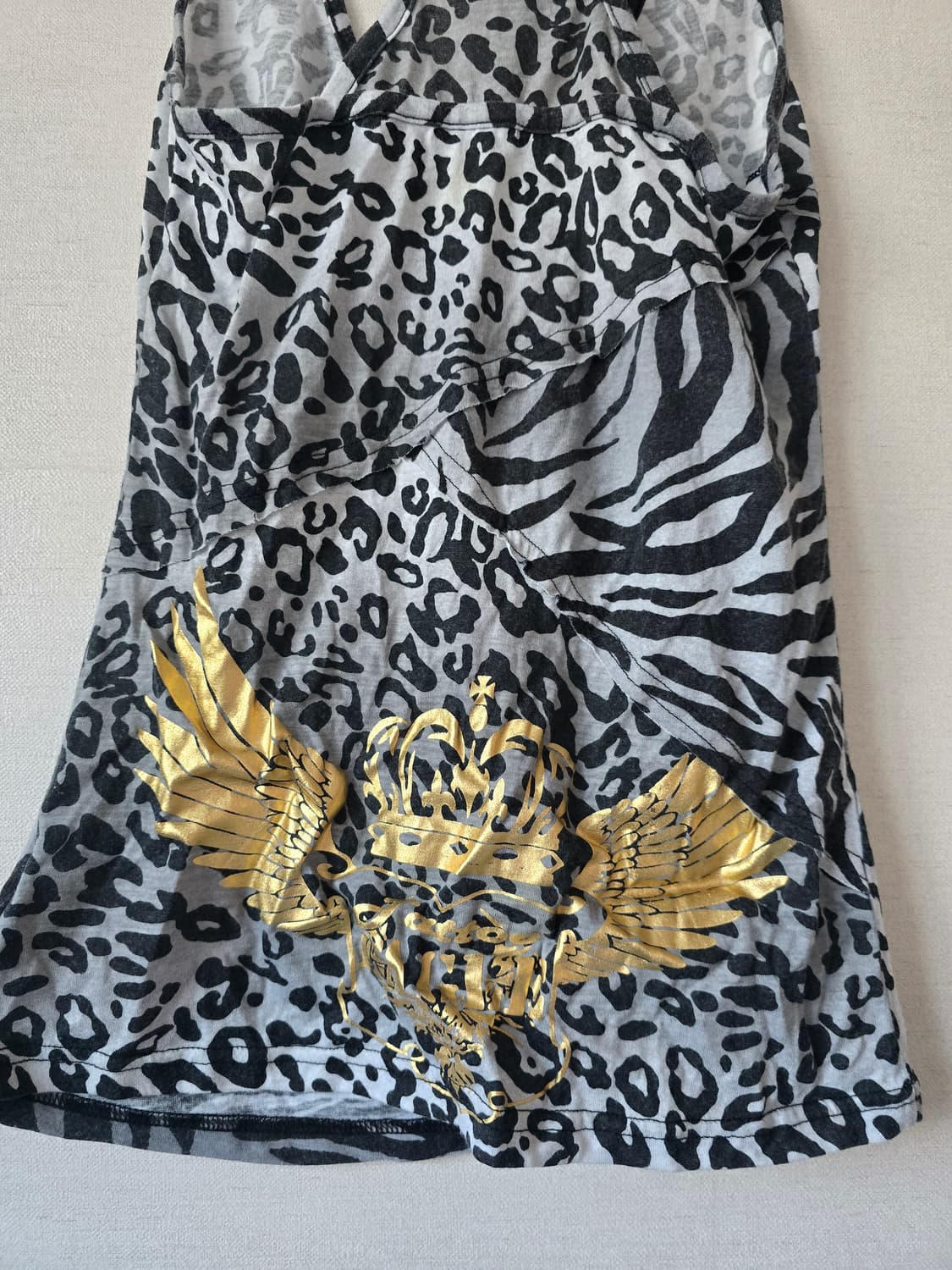 d.i.a 호피 지브라 나시 탑 상품이미지3