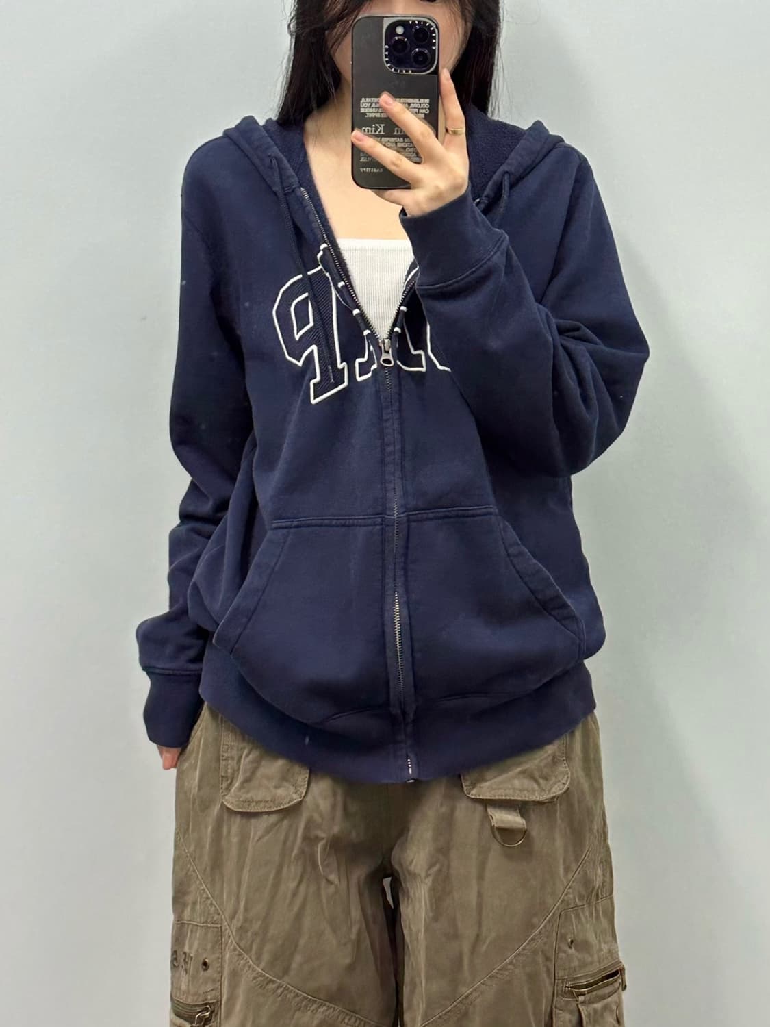 Gap 갭 네이비 후드집업 상품이미지1