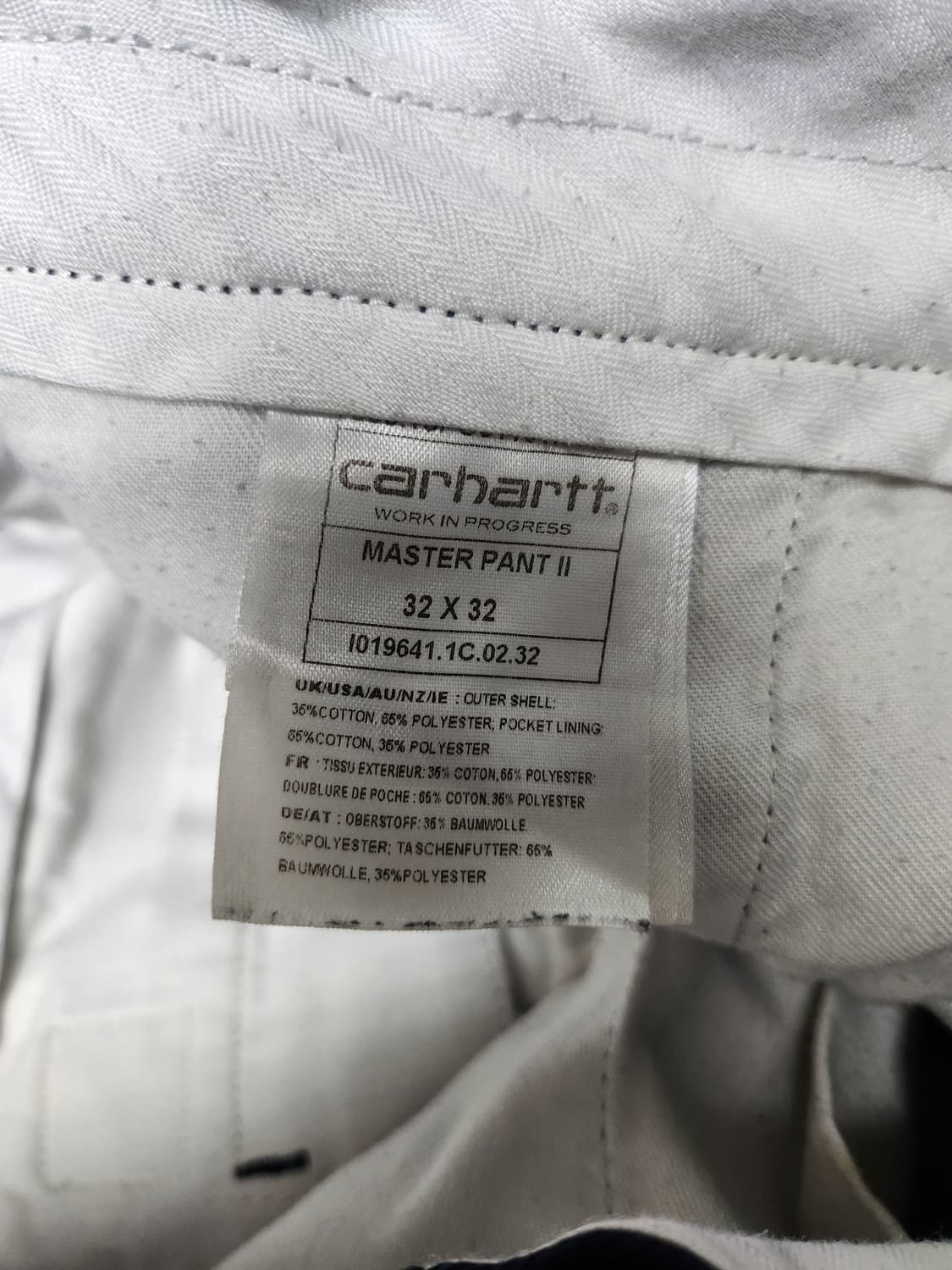 칼하트 마스터팬츠 치노팬츠 워크팬츠 상품이미지4