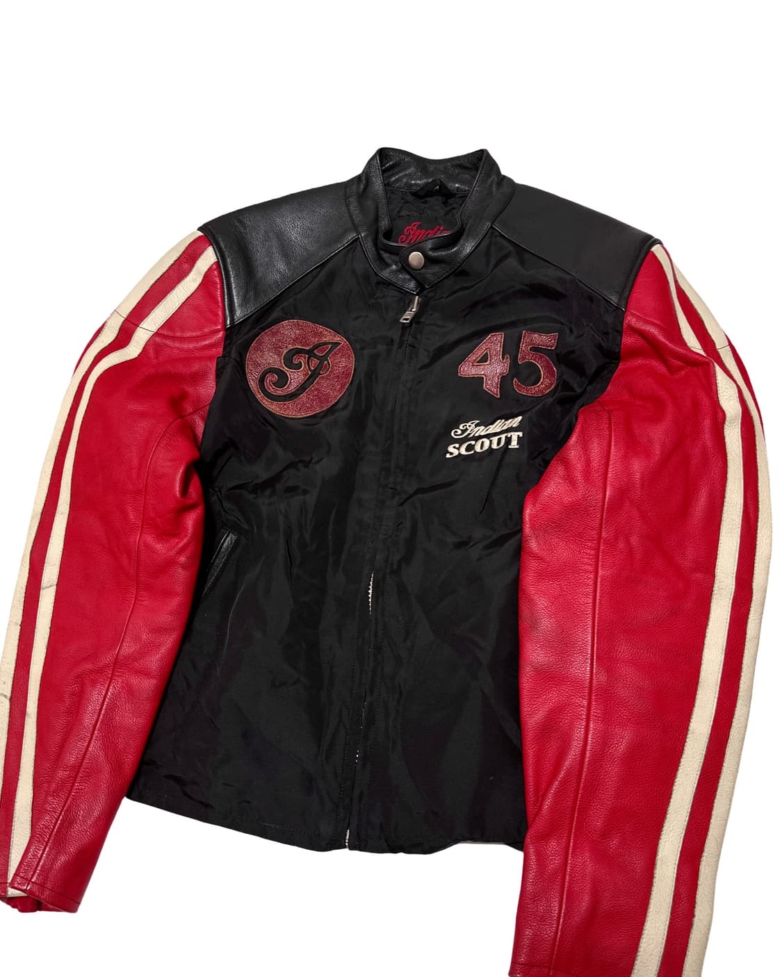 인디언 모터사이클 레더 레이싱 자켓 상품이미지3