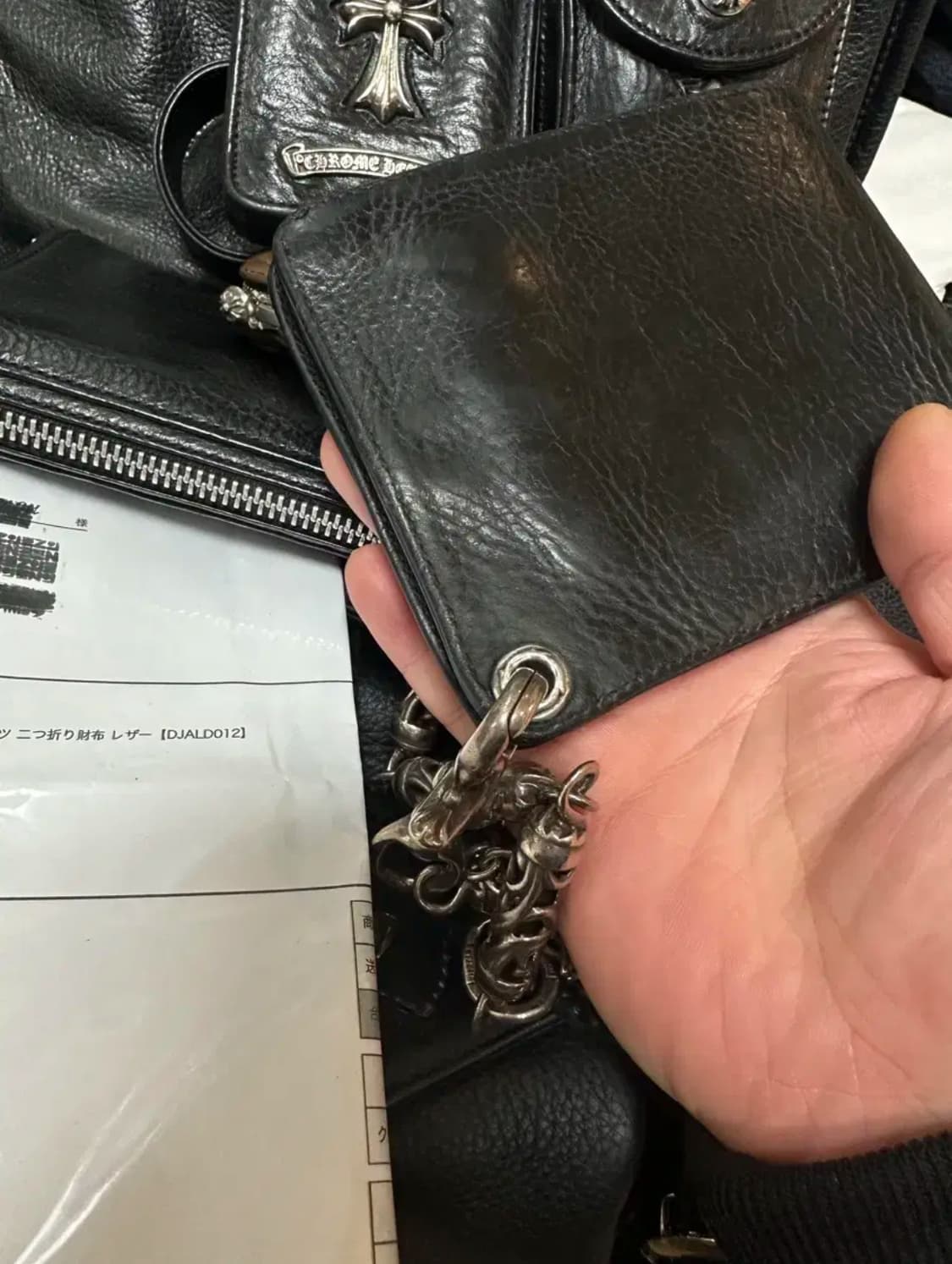 크롬하츠 크로스 원볼 반지갑 상품이미지6