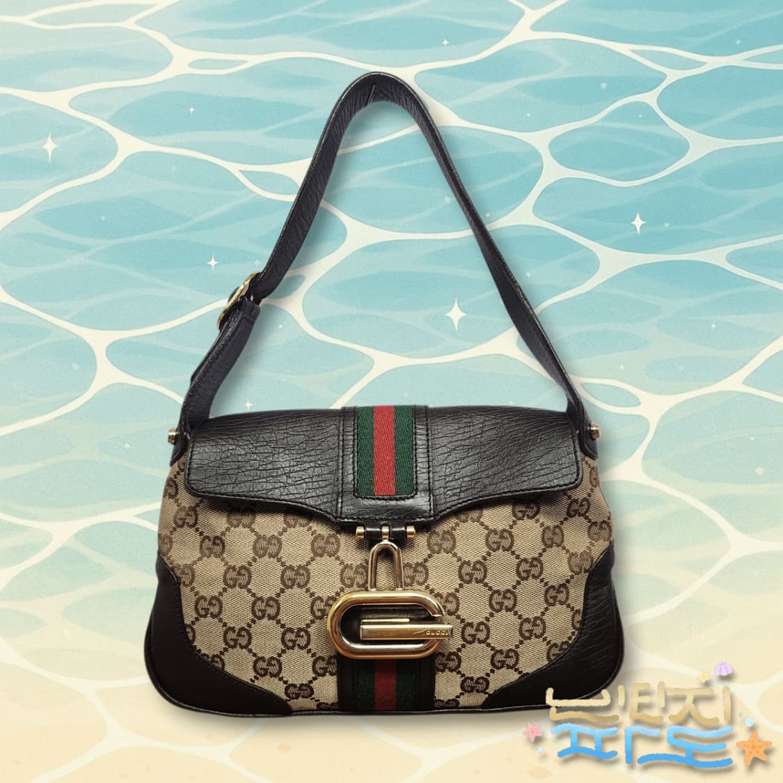 GUCCI 구찌 00s 빈티지 G버클 재키백 상품이미지1