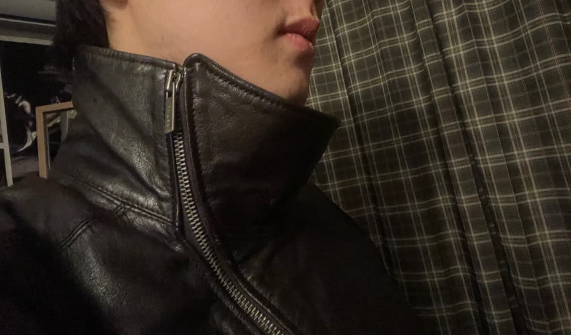 릭오웬스맛 코데즈 컴바인 사선 양가죽 자켓 상품이미지6