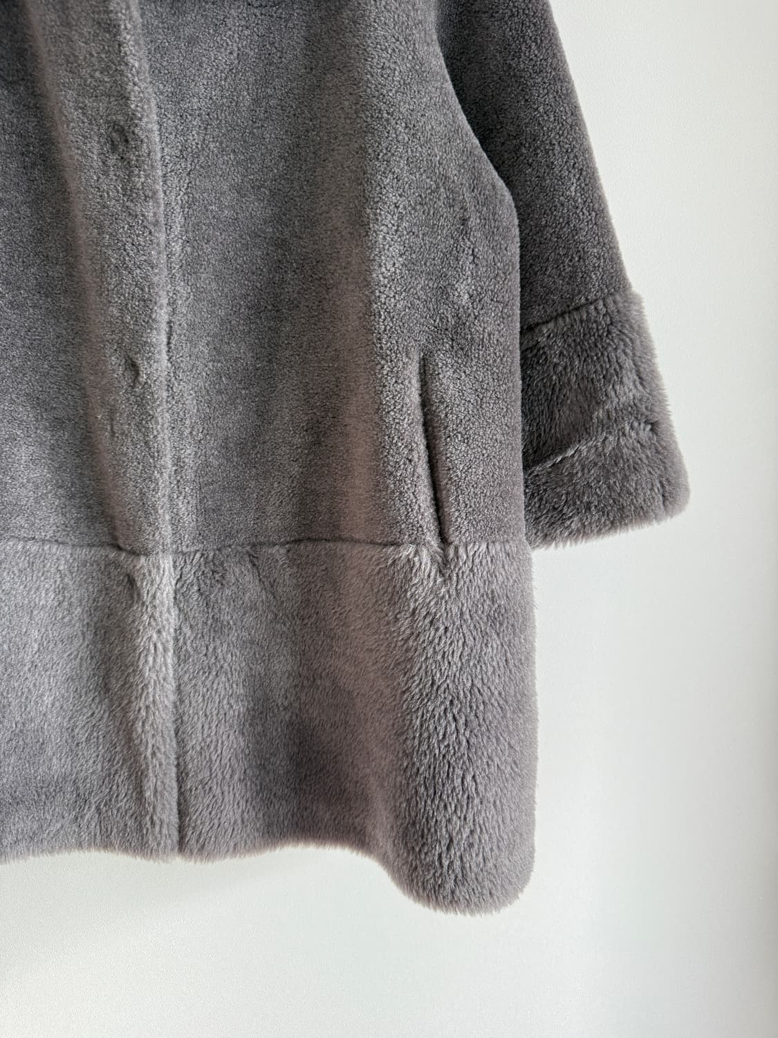 Pre owned 울&폭스 무스탕 코트 상품이미지3