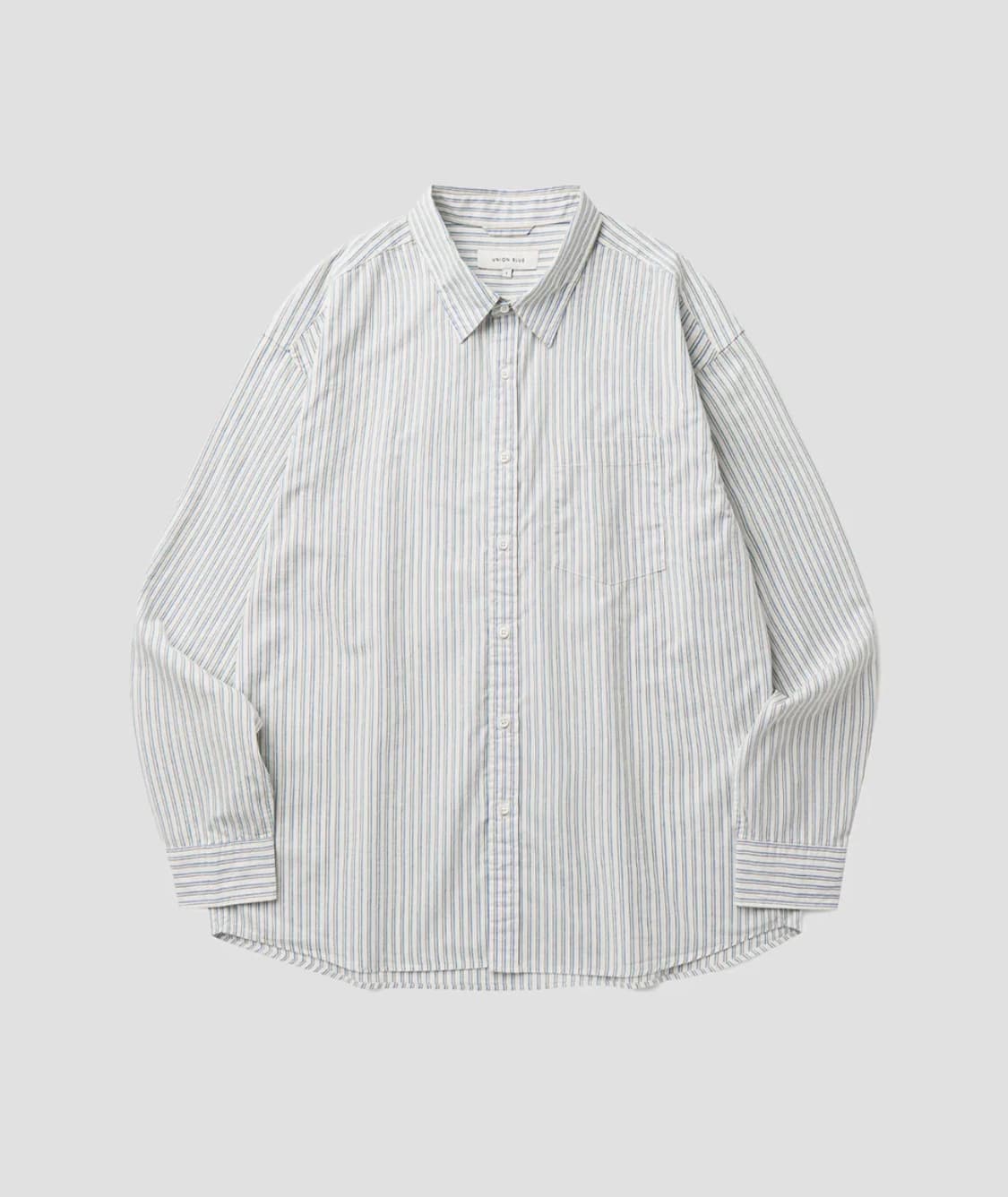 유니온 블루 THAMES STRIPE SHIRT S 상품이미지3