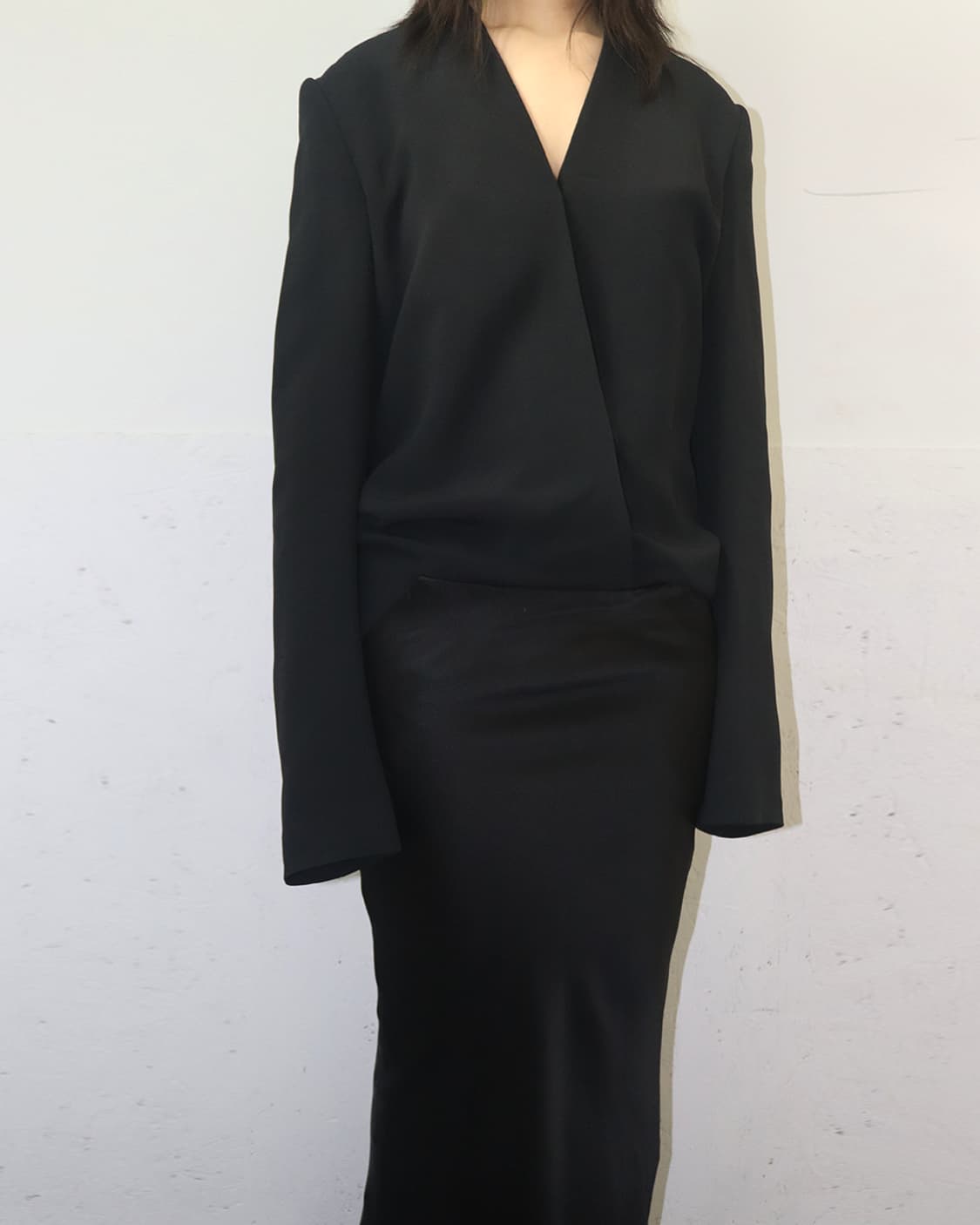 하이더 아커만 드레이프 맥시 원피스 상품이미지3