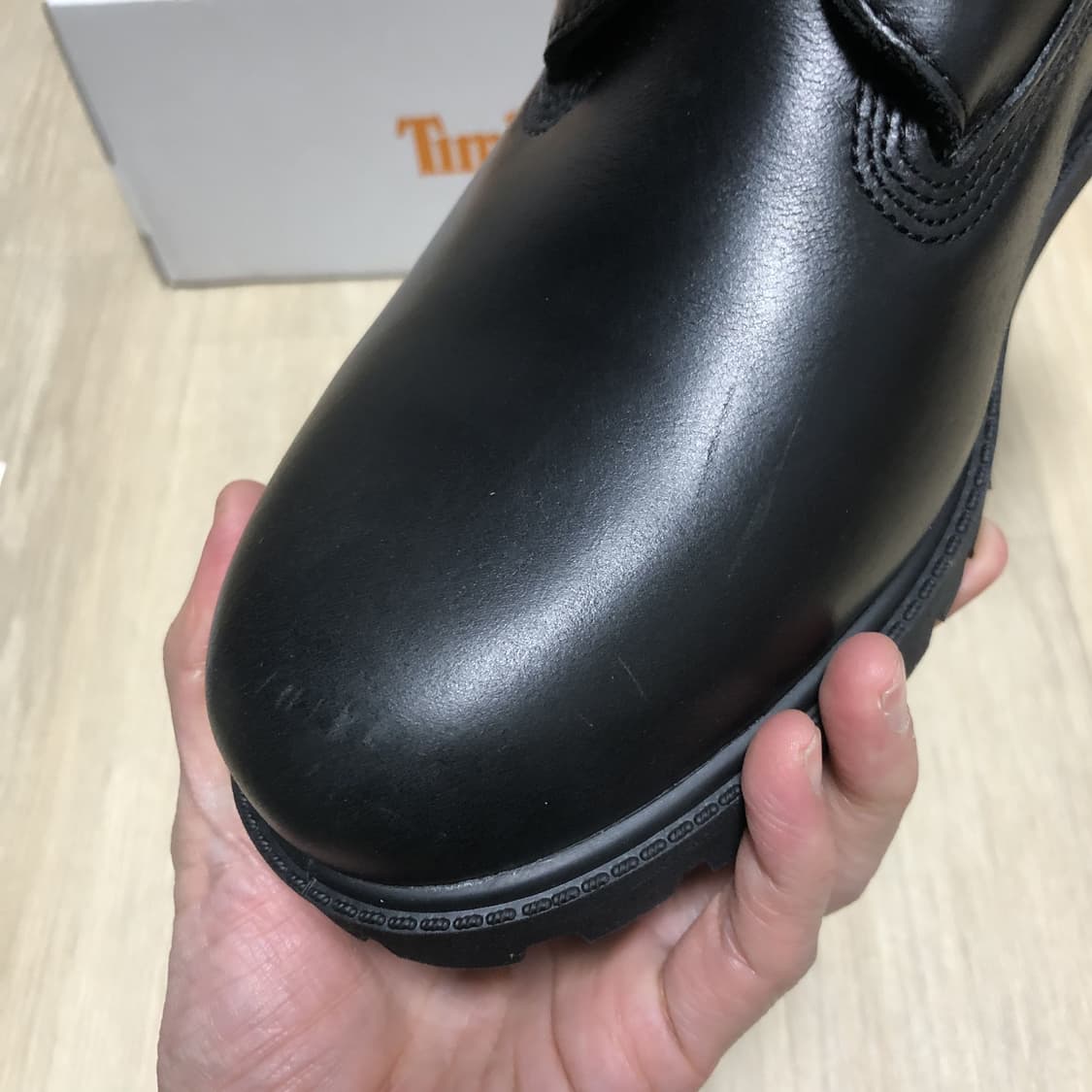 (265) 새상품 팀버랜드 6인치 헤리티지 프리미엄 부츠 레더 블랙 상품이미지5