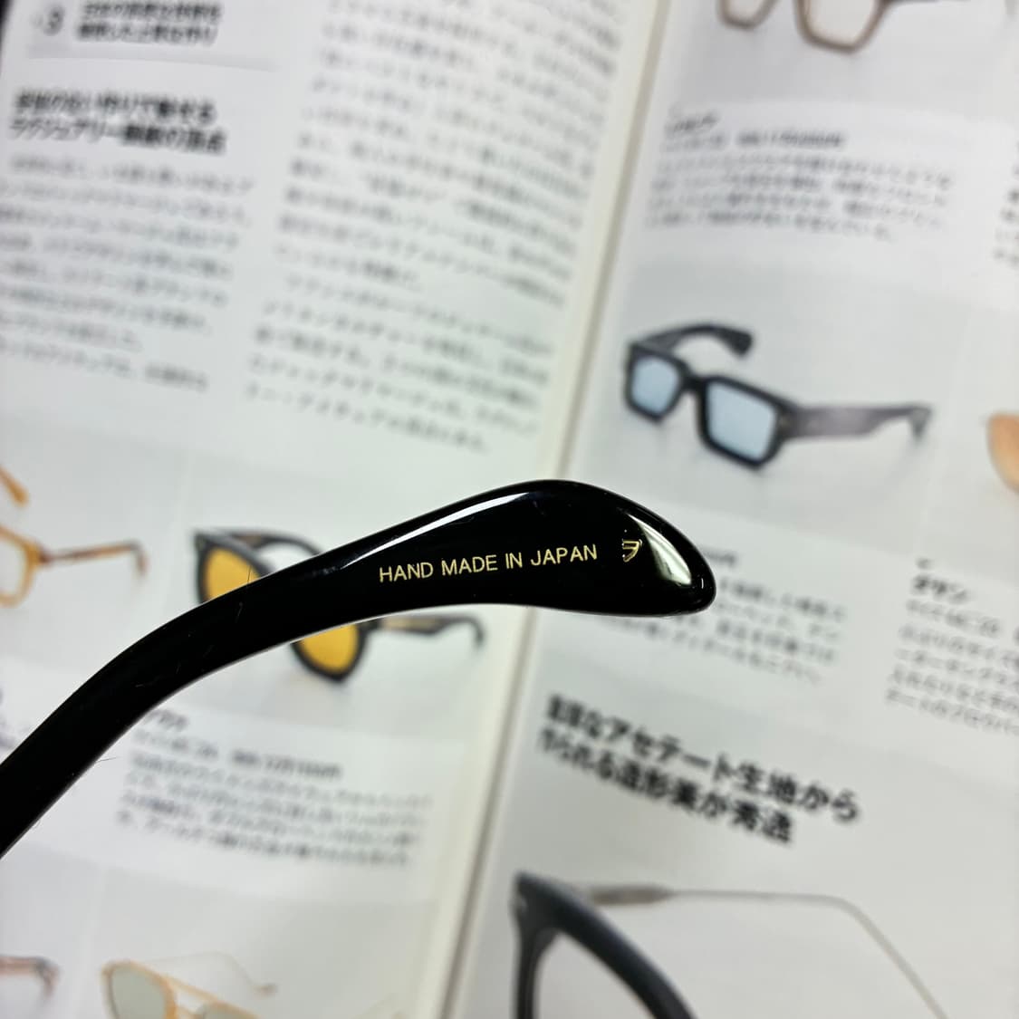 角矢甚治郎作 카도야 진지로 사쿠 일본 장인 셀룰로이드 뿔테 안경 상품이미지5