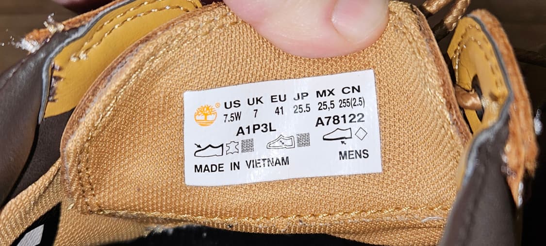 팀버랜드 로우 부츠 위트브라운 255 상품이미지6