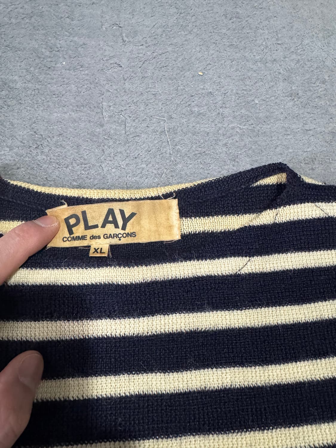 COMME des GARÇONS PLAY Border Knit 상품이미지4