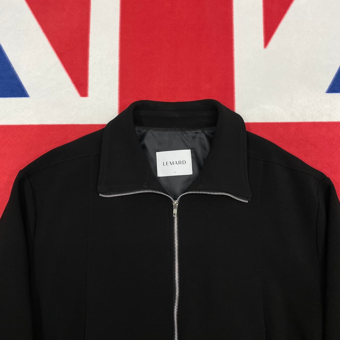 르마드 오버핏 절개 하이넥 숏자켓 3 실측 XL 상품이미지3