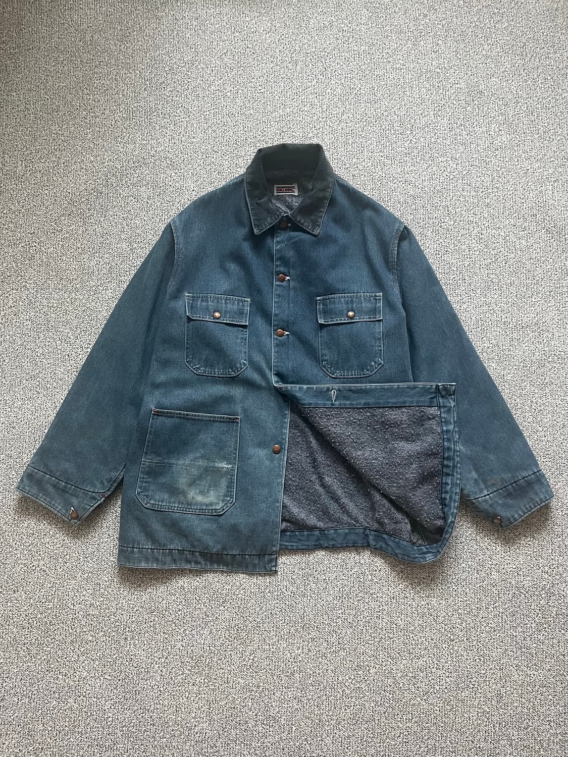 BIG MAC 블랭킷 라이너 데님 초어 코트 상품이미지1