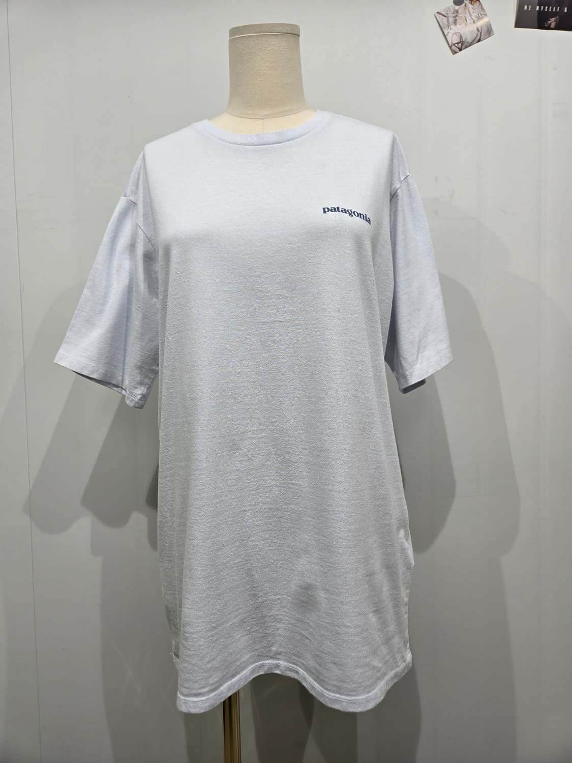 파타고니아 반팔 티셔츠 하늘색 상품이미지1