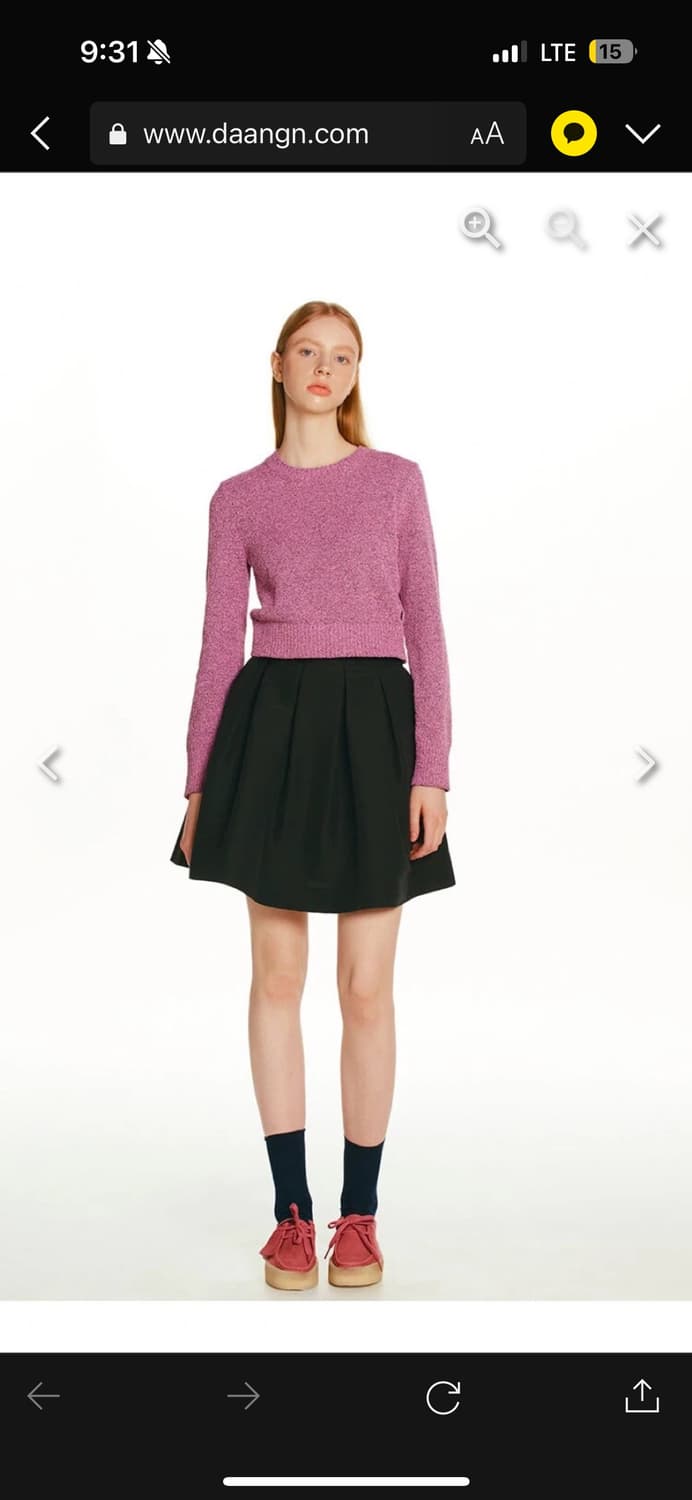 앤유 스커트 FRIULI Stitch point tucked skirt 상품이미지1