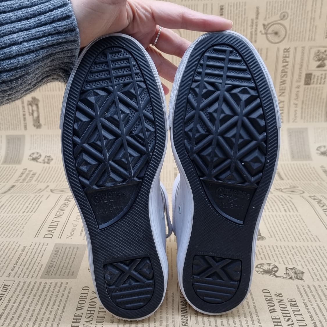 컨버스 척테일러 레더 여성하이탑240  상품이미지3