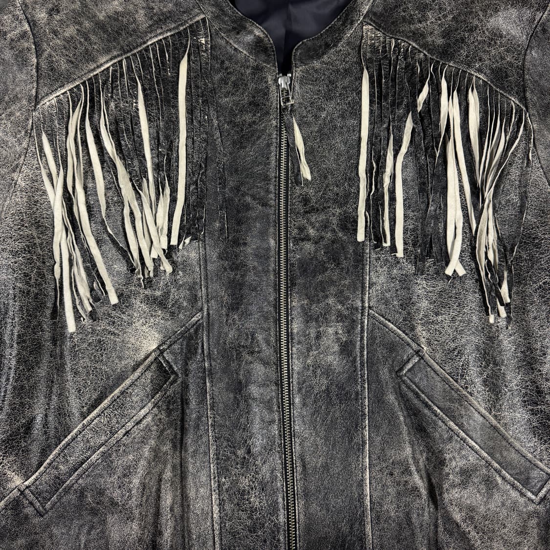 스탠드얼론 프린지 레더 자켓 StandAlone Fringe Jacket 상품이미지5