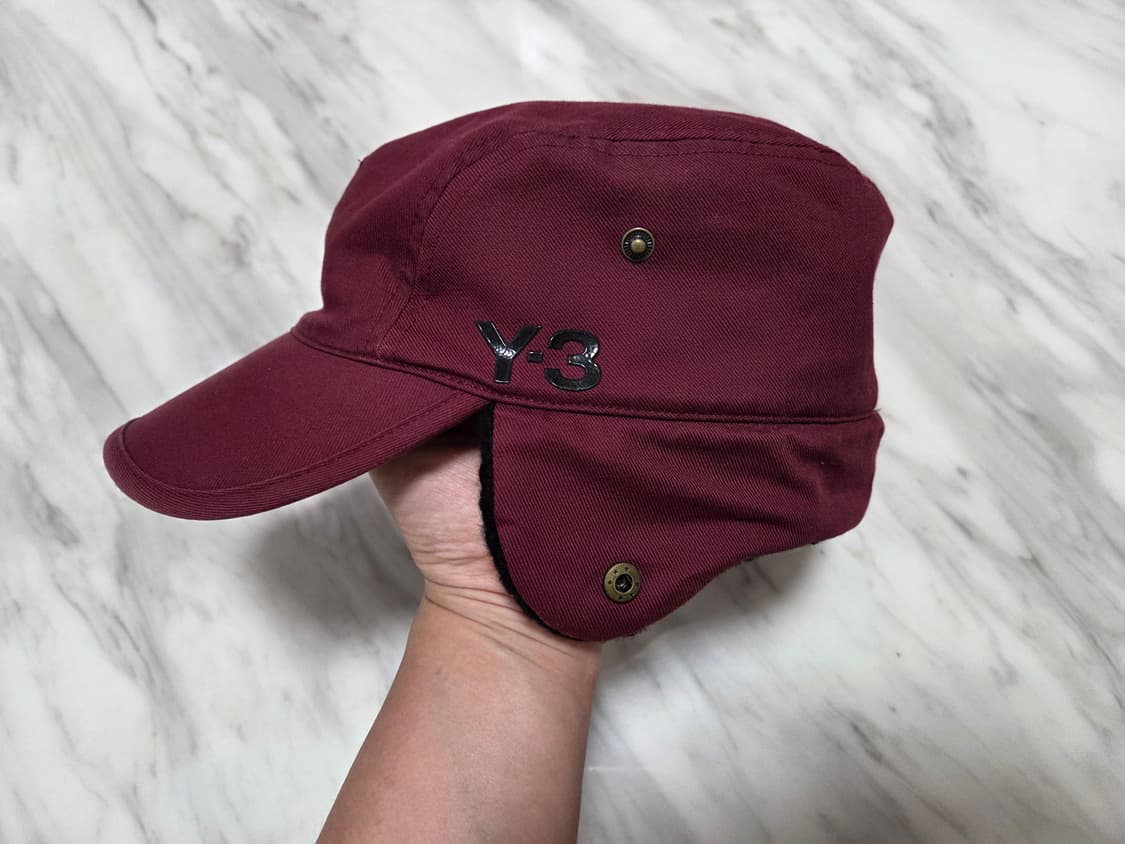 Y-3 요지야마모토 버건디 군모 상품이미지10