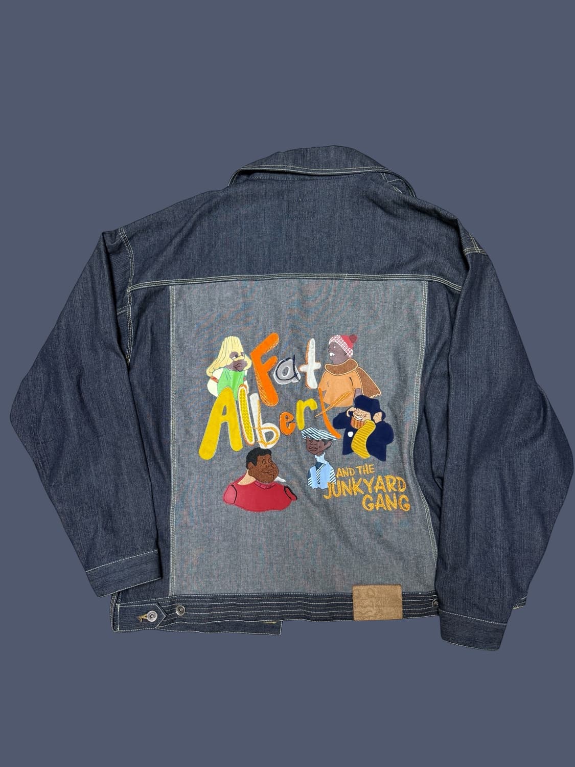00's 플래티넘 푸부 fat albert 데님 자켓 상품이미지1