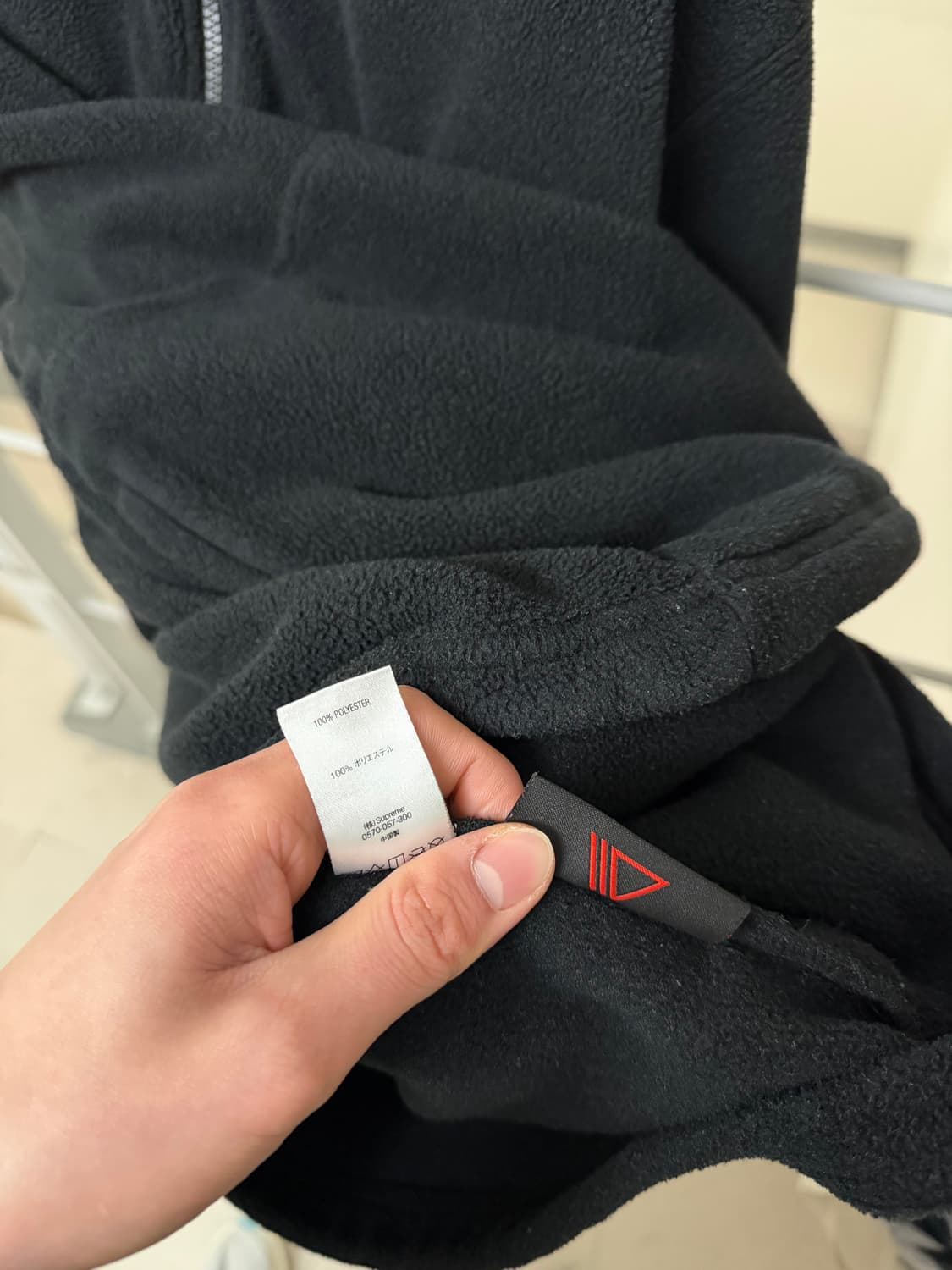 슈프림 [정품] 폴라텍 (시세 60만) 후리스 박스 로고 아노락 L 상품이미지5