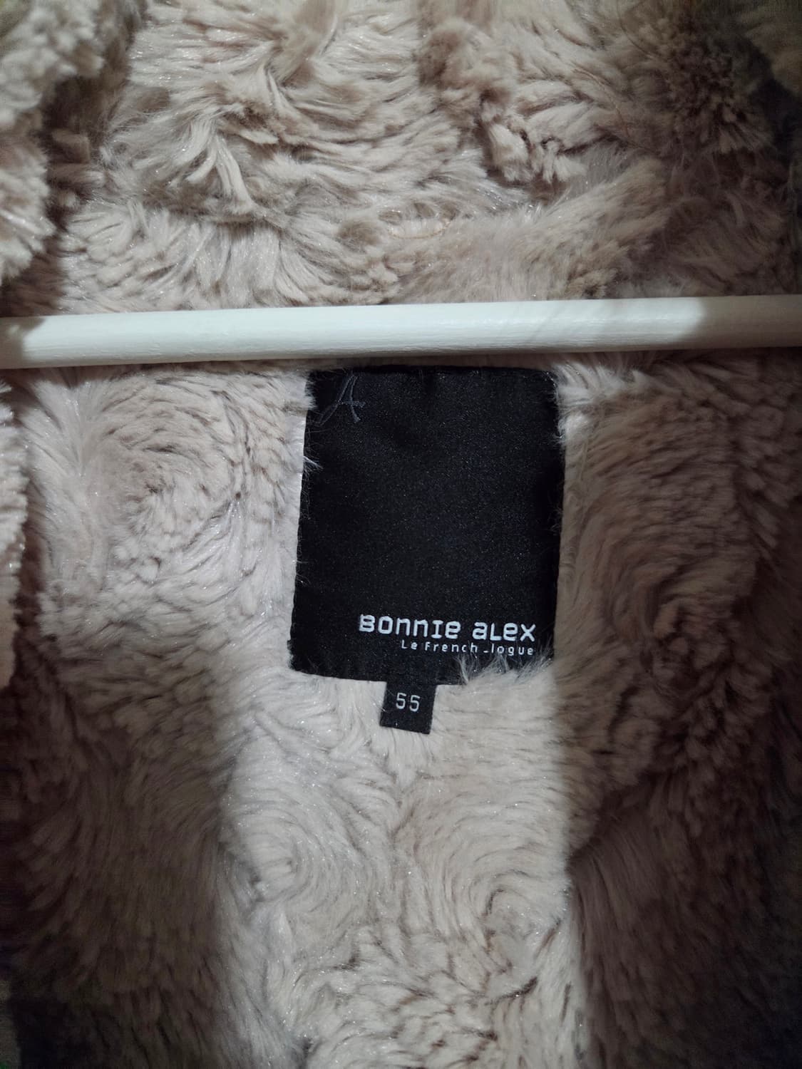 보니알렉스 핑크 퍼 후드 롱 패딩 85 상품이미지3