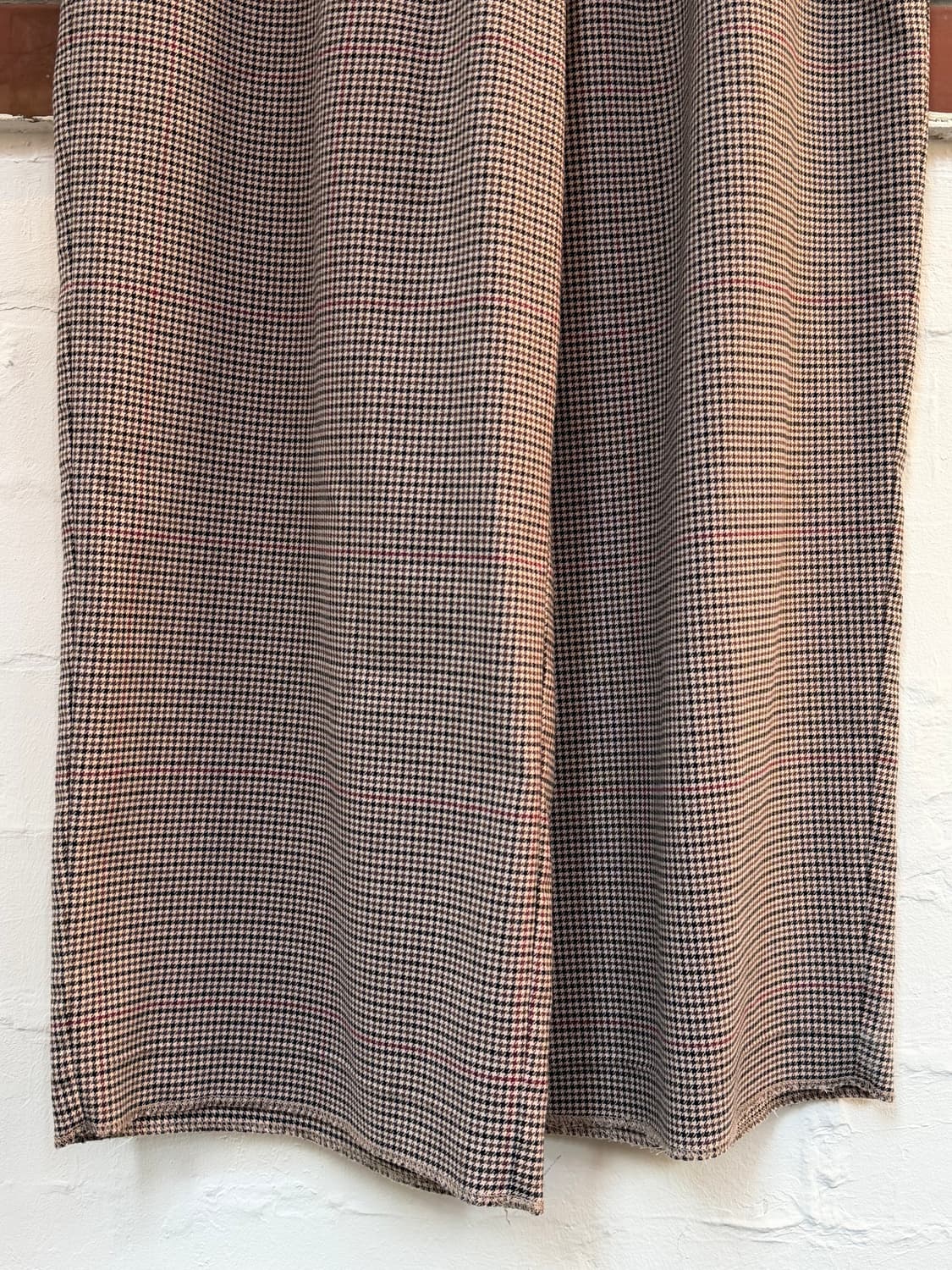 Niko and 체크 배기 밴딩 와이드 코튼 팬츠 4 상품이미지4