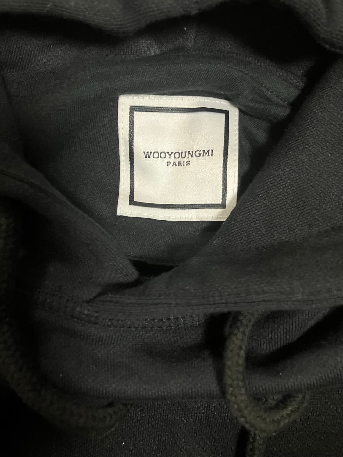 우영미 백로고 후드티 50사이즈 상품이미지5