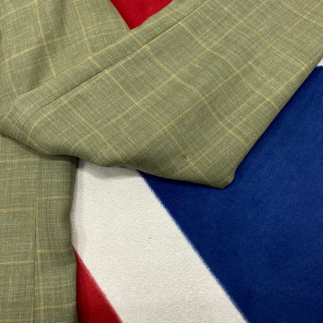 YSL 체크 블레이져 실측 105 상품이미지6