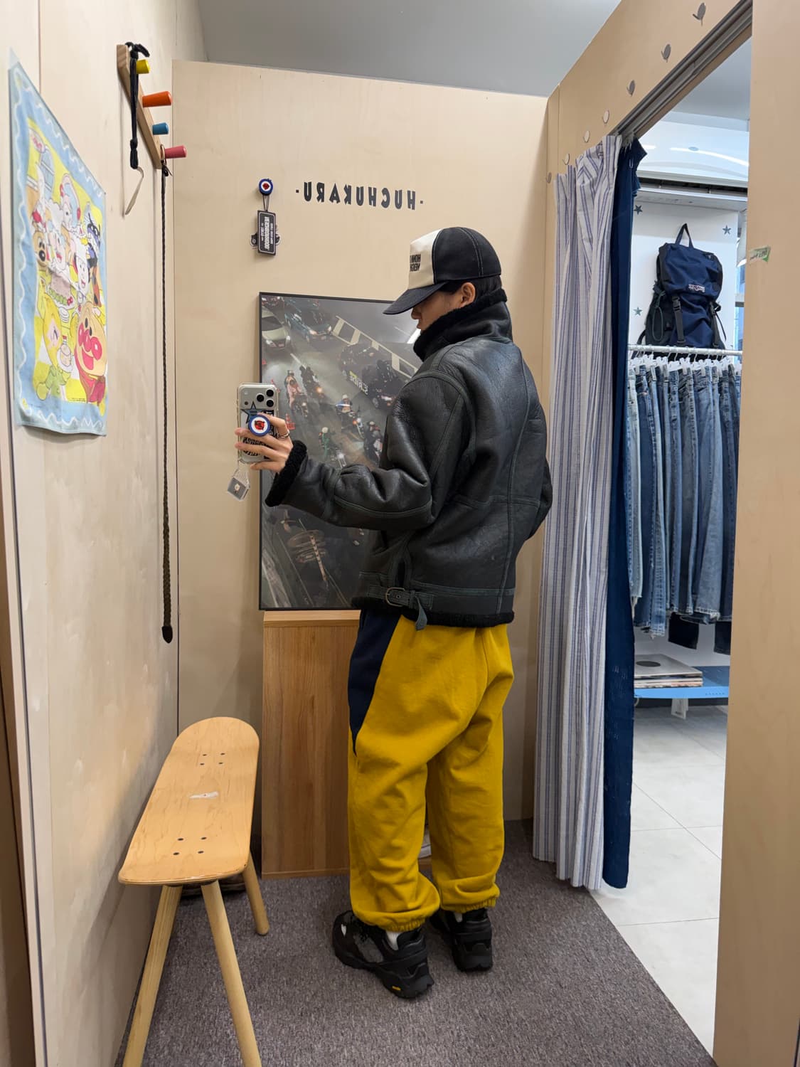 B-3 type sheep skin jacket 상품이미지8