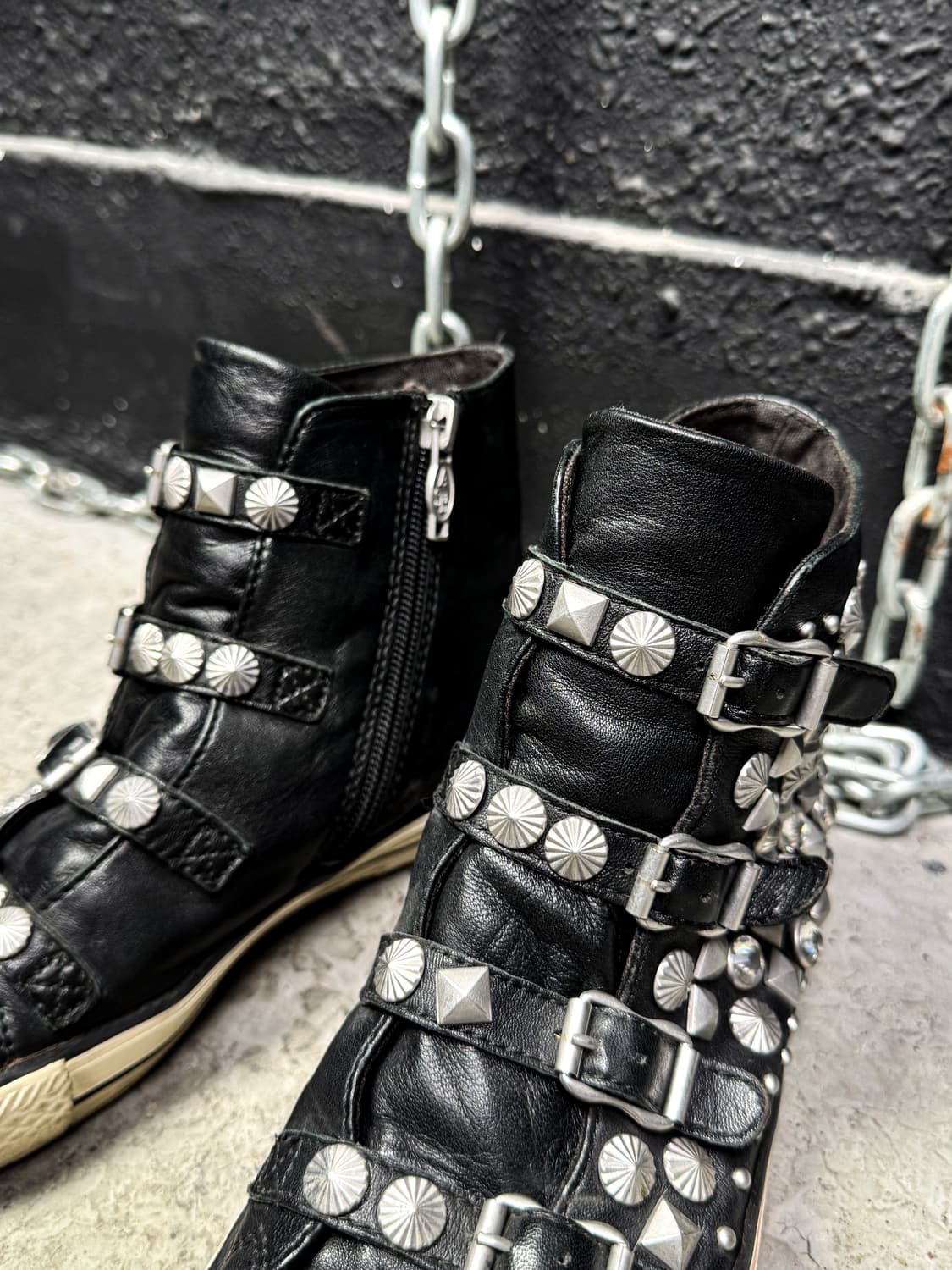 ASH – Studded Leather High-top Sneakers  상품이미지4