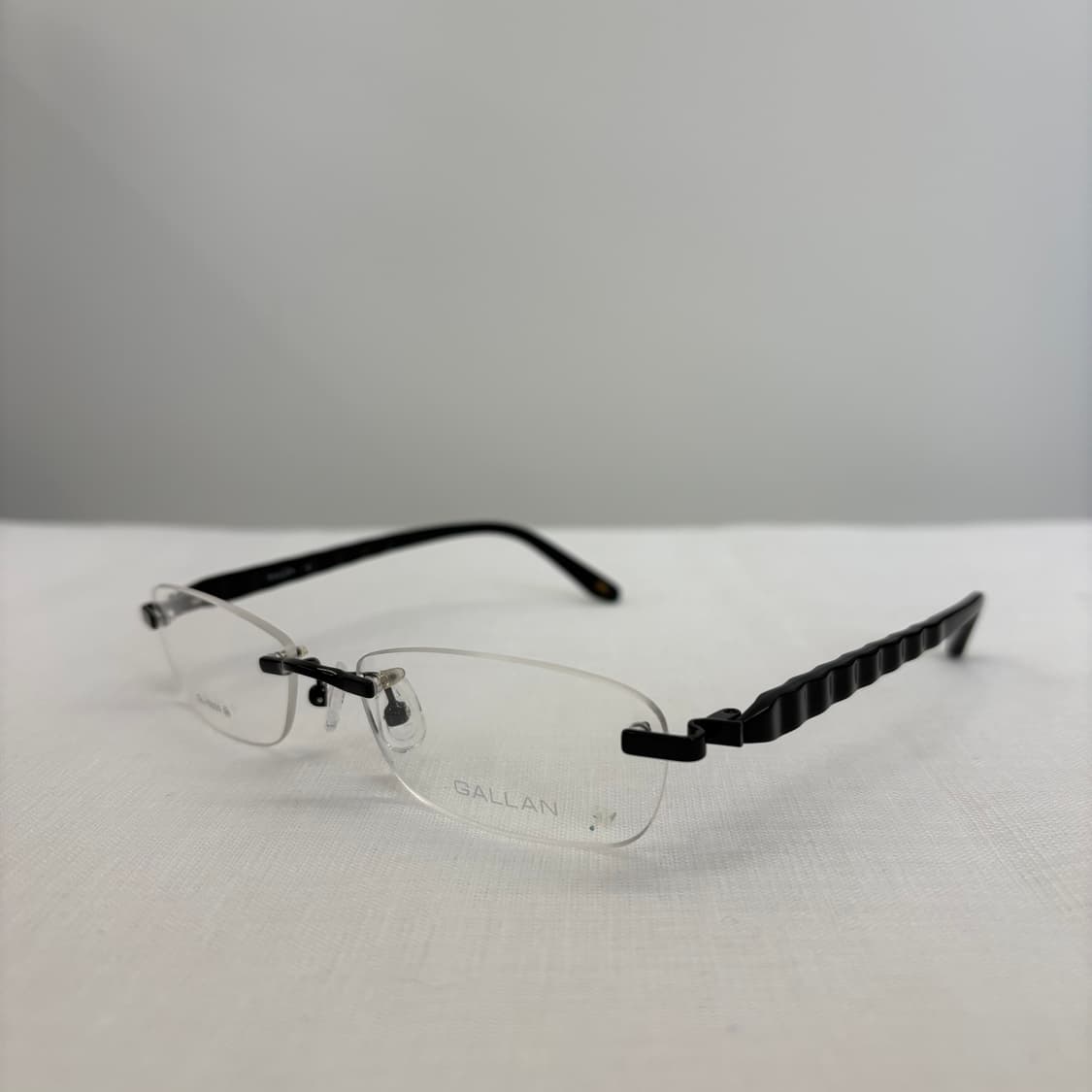 GALLAN 블랙 빈티지 무테 상품이미지2