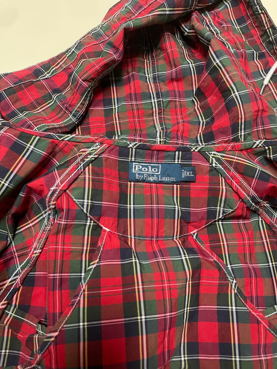 폴로 랄프로렌 빅포니 체크 후드 자켓 상품이미지6