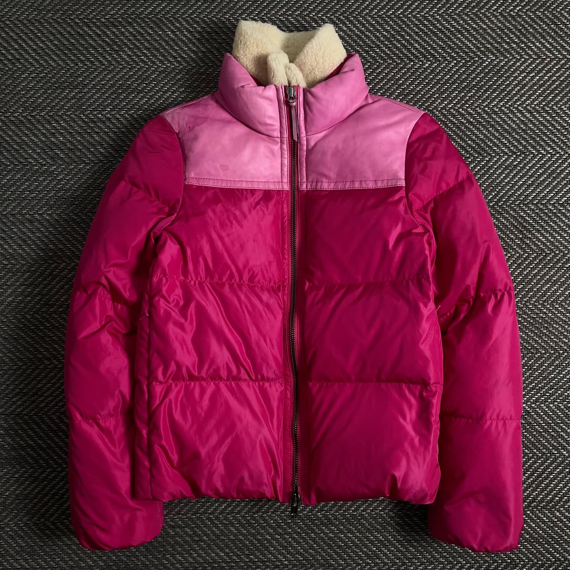 코치 우먼스 쉐르파 크롭 다운 패딩o 3092 상품이미지1