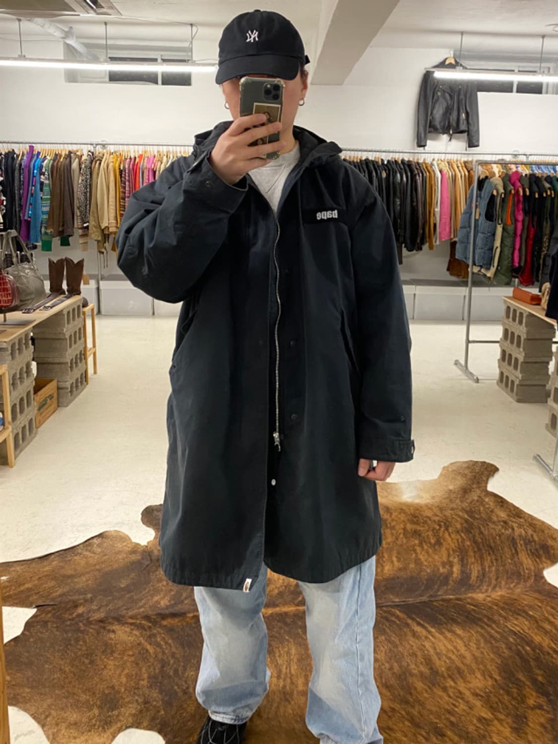 BAPE 베이프 혹성탈출 피쉬테일 파카 상품이미지4