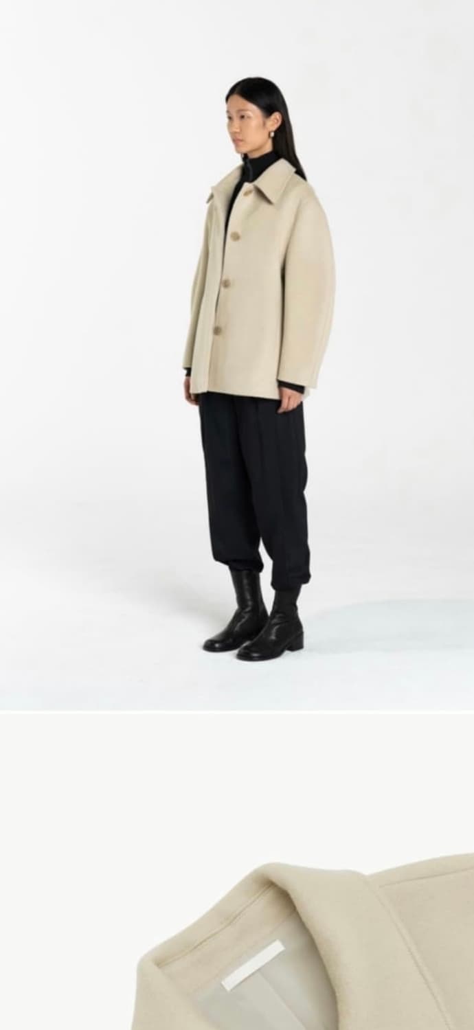 아모멘토 아워글래스 코트 베이지 상품이미지4