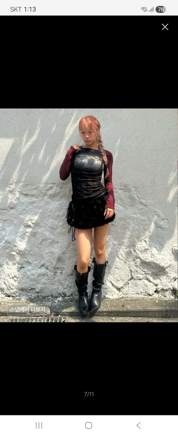스컬프터 원피스 새제품 상품이미지5