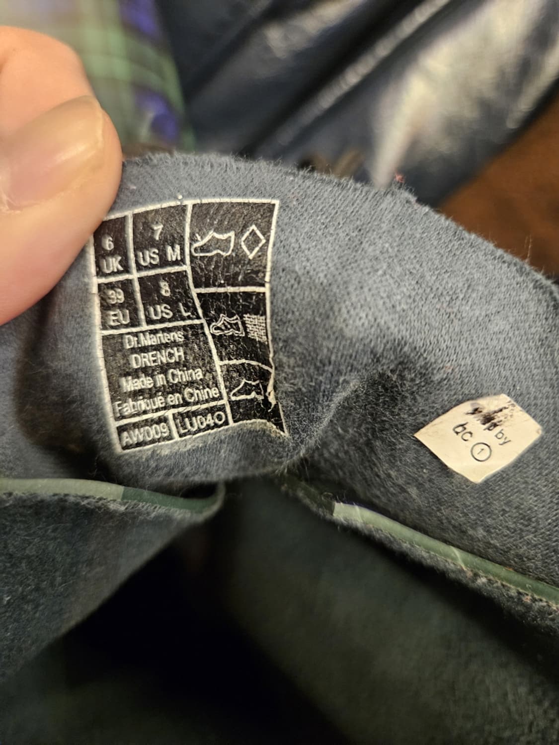 닥터마틴 드렌치 타탄체크 웰링턴 부츠 ( UK 6 ) / 10030 상품이미지8