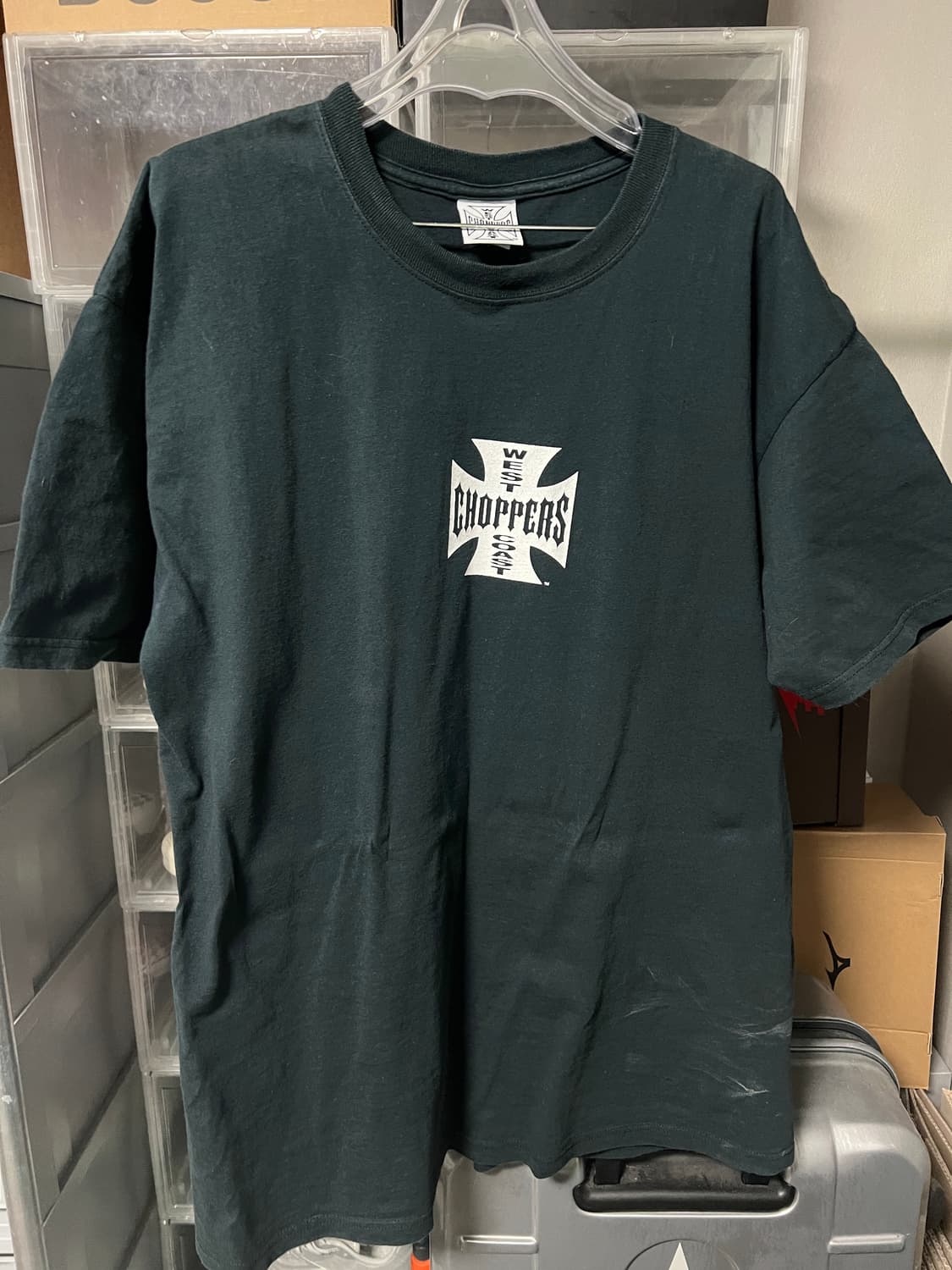 90s USA OG West Coast Choppers t shirt 상품이미지1